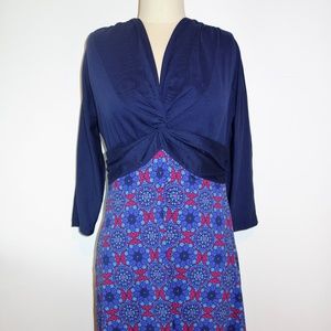 Title Nine Knit Jersey Dress with 3/4 Sleeves